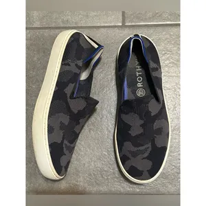 Rothy’s The Original Gray Camo Knit Slip On Sneakers Women’s Shoe Size 7 thumbnail 2