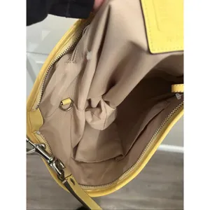 Coach F30904 Sarah Hobo Shoulder Bag Leather SV/Canary rare find boho thumbnail 6
