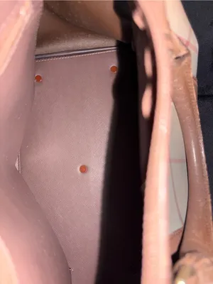 Burberry Beige and Brown Check Canvas‎ Tote with Leather Trim thumbnail 12