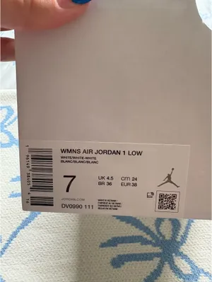 Nike Women’s White Jordan Low Sneaker NWT thumbnail 2