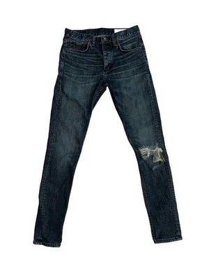 Rag & Bone Fit 1 Skinny Jeans Size 29x32, distressed thumbnail 2