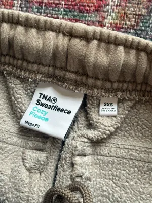 Aritzia TNA Jogger Cozy Fleece Sweatpants Mega thumbnail 4