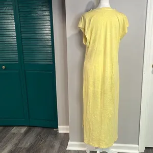 The Normal Brand Vintage Slub Tee Dress midi yellow - 100% cotton - XS/S thumbnail 10