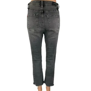Urban Outfitters BDG Kick Flare Black High Rise Cropped Bootcut Denim Jeans 27 thumbnail 3