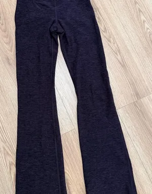 Fabletics Brown Heathered Flare Yoga Pants XS Bootcut Leggings‎ thumbnail 1