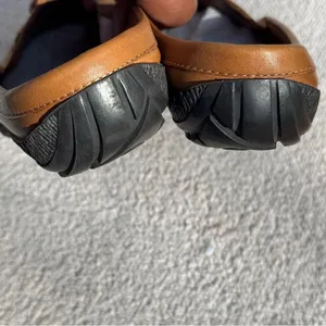 Naturalizer Brown Leather Mule Loafers Beaded Slip-On Size 6.5 thumbnail 7