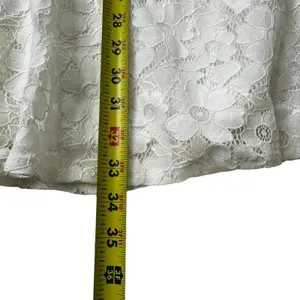 Loveriche White Lined Lace Dress Women's Size Medium | 5-32 thumbnail 6