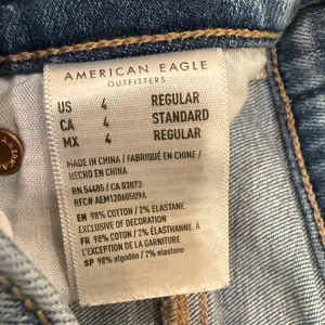 American Eagle Outfitters Faded Blue Ripped Skinny Jeans thumbnail 3