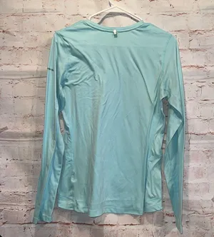 Nike Shirt Women Medium Running Long Sleeve Crewneck Dri Fit Activewear Athletic thumbnail 4