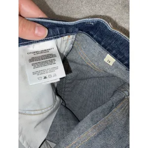 Citizens Of Humanity Cara High Rise Cigarette Ankle Jeans size 26 Dark‎ Blue thumbnail 5