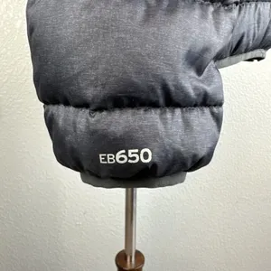 Eddie Bauer Womens EB650 Packable Down Puffer‎ Jacket S Small Charcoal Gray thumbnail 7