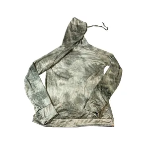 NWT Hello Mello‎ Green Tie Dye Long Sleeve Hoodie Shirt SZ Small 4-6 Lightweight thumbnail 7