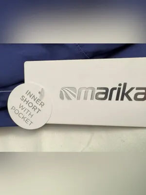 Marika Royal Blue Circle Skirt with White Waistband thumbnail 2