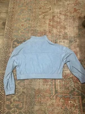 Aerie Groove On Velour Zip Up Jacket thumbnail 3