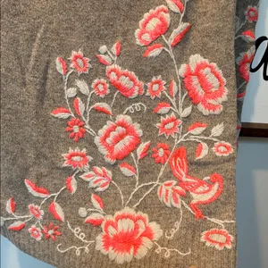 Anthropologie Sleeping on Snow Ranunculus sweater thumbnail 3