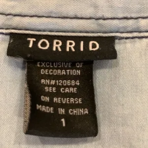 button front chambray shirt size 1 (14/16) thumbnail 10