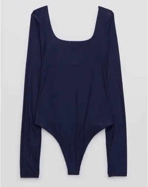 Aerie Smoothez Longsleeve Scoop Neck Bodysuit NWT thumbnail 5