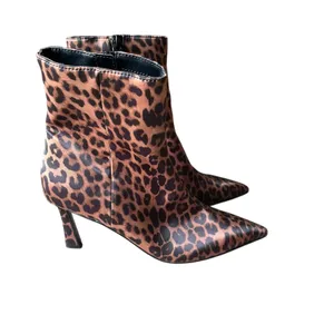Steve Madden Leena Pointed Toe Bootie Women's 6.5 Leopard Animal Print Party‎ thumbnail 4