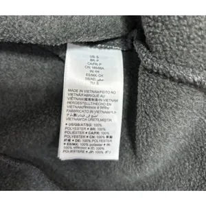 Fleece Pullover Gray Quarter Zip Mock Neck Jacket Outdoor Hiking Gorpcore Small‎ thumbnail 5
