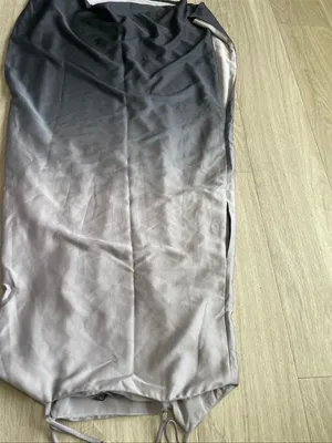 Banana Republic Ombre Maxi Slip Skirt in Light Gray to Black thumbnail 3
