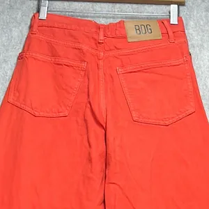 BDG Womens 27 Orange High & Wide Boho Streetwear Wide Leg Cropped Culotte Jeans thumbnail 6