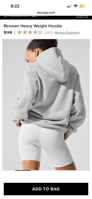 ALO Yoga Renown Heavy Weight Hoodie thumbnail 2