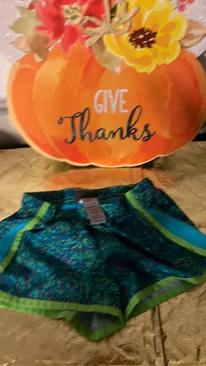 Little girls athletic shorts thumbnail 2