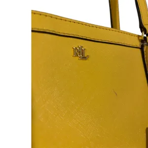 Yellow Ralph Lauren tote bag purse thumbnail 6