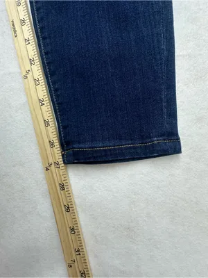Liverpool Jeans The Ankle Skinny Womens 10/30 Blue Denim Pull On High Rise thumbnail 8