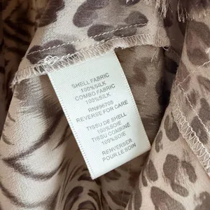 Rebecca Taylor Mid-2000s 100% Silk Leopard Print Dress Size 6 thumbnail 8