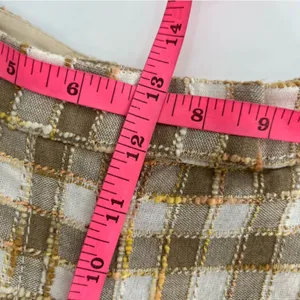 Karen‎ Walker pleat front plaid check cotton shorts cuffed sz 4 thumbnail 4
