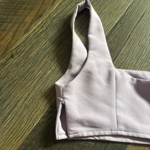 Princess Polly Huxley Top Square Neck Crop Tank Top in Lavender Women's SIze 6 thumbnail 3