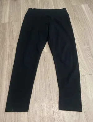 aerie Black High-Rise Leggings thumbnail 1