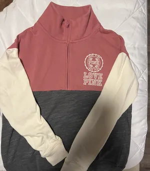 PINK Victoria’s Secret VS Pink Quarter Zip thumbnail 1