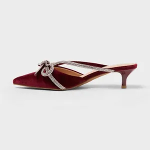 Gwen Rhinestone Bow Heels thumbnail 3
