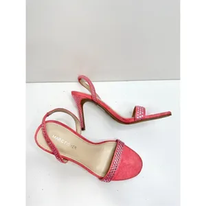 Marc Fisher Sandals Womens Size 7 Betila‎ Slingback Heels Rhinestone Accents thumbnail 8