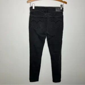Levi’s black 711 skinny jeans women’s size 27 casual minimalist‎ trendy thumbnail 6
