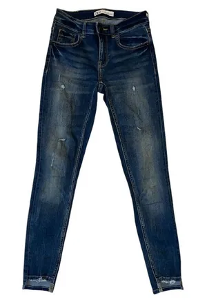 Zara Distressed Skinny Jeans Size 02 thumbnail 1