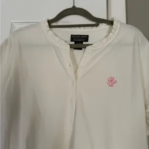 Ralph Lauren polo pink logo patch top thumbnail 6