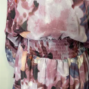 Paola Floral Smocked Ruffle Tiered Dress - Vici thumbnail 4