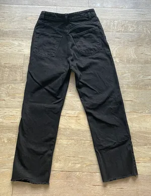 ZARA Black Straight Leg Jeans thumbnail 6