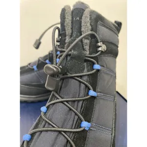 Lands End‎ Extreme Squall Waterproof Boots Black Blue Suede Nylon W 8 B NIB thumbnail 5