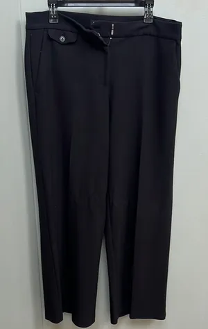 LOFT Black Trousers Sleek Structured Design thumbnail 1