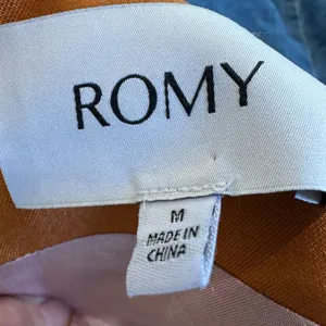 Romy Copper Halter Mini Cocktail Dress MEDIUM Satin Party Backless Designer $310 thumbnail 11