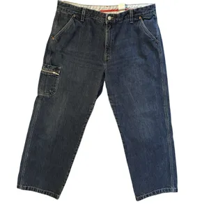 Levis Jeans Womens Size 16M Utility Cargo Jeans Dark Wash Carpenter Vintage Y2K thumbnail 7