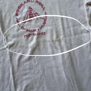 Y2K Era “Rock & Roll Hall Of Fame” Baby Tee thumbnail 4