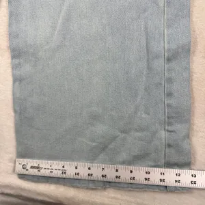 Amanda Uprichard Denim Jumpsuit Light Wash Wide Leg Sleeveless V-Neck Medium thumbnail 9