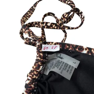 Lulus Women's Size Large Leopard Bikini Set Padded Swimsuit Swimwear | 69-28 thumbnail 3