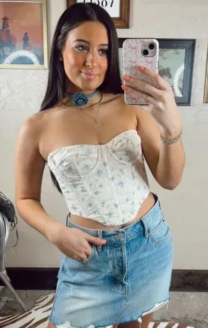 Tic Toc Floral Corset Top thumbnail 1