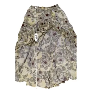 Free People Morning Sun Set Women's Small Floral‎ Skirt Top Boho Festival thumbnail 11